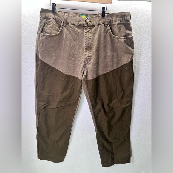 Cabelas Brush Hunting Pants Outdoor Gear Mens 40/30 Brown Hunt Fish Nylon 1974 - Picture 1 of 11